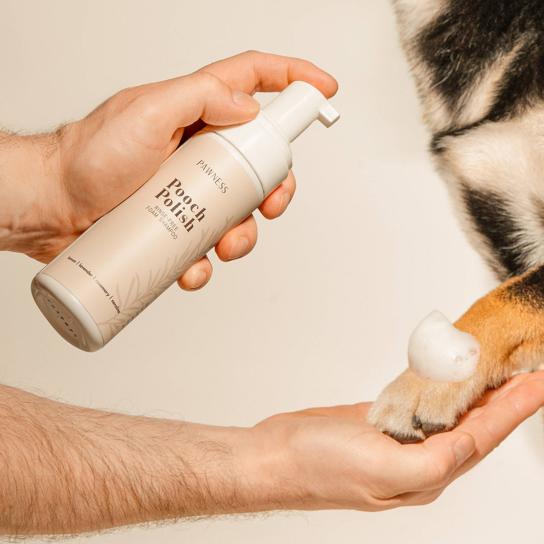Pawness Pooch Polish // Tørshampoo med naturlig duft til hunde