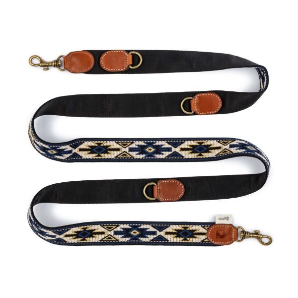 Buddys Dogwear Peyote Azul // Wide and durable leash (bohemian)