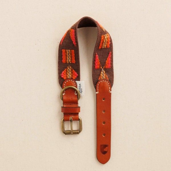 Buddys Dogwear Etna Brown // Wide and light collar (brown/orange)