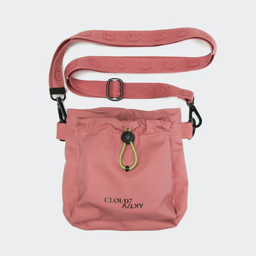 Cloud7 ACTIVE Goodie Bag // Crossbody treat bag and poop bag holder (Dusty Peach)