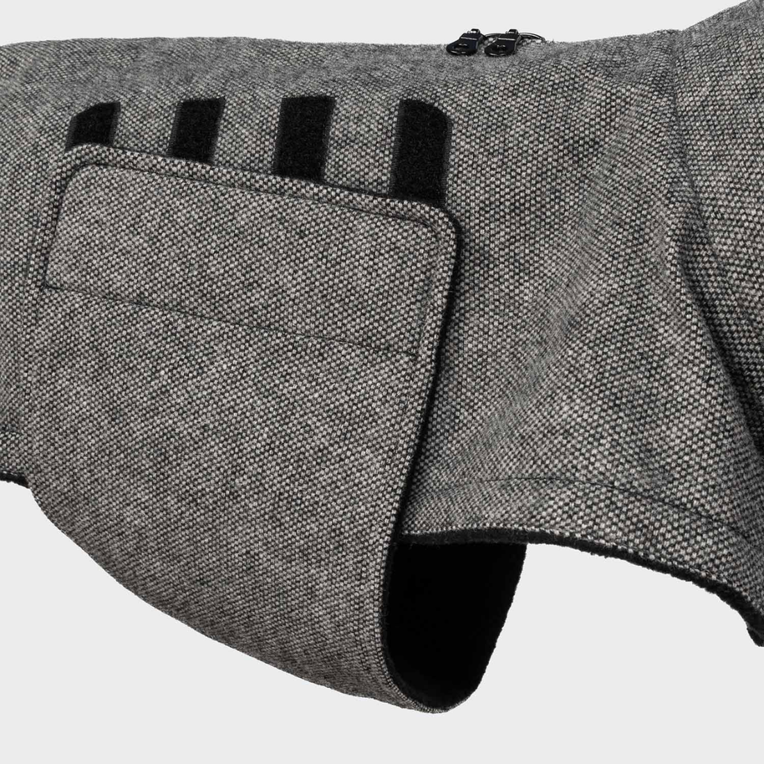 Cloud7 Brooklyn // Varm og vandafvisende hundejakke (tweed black)