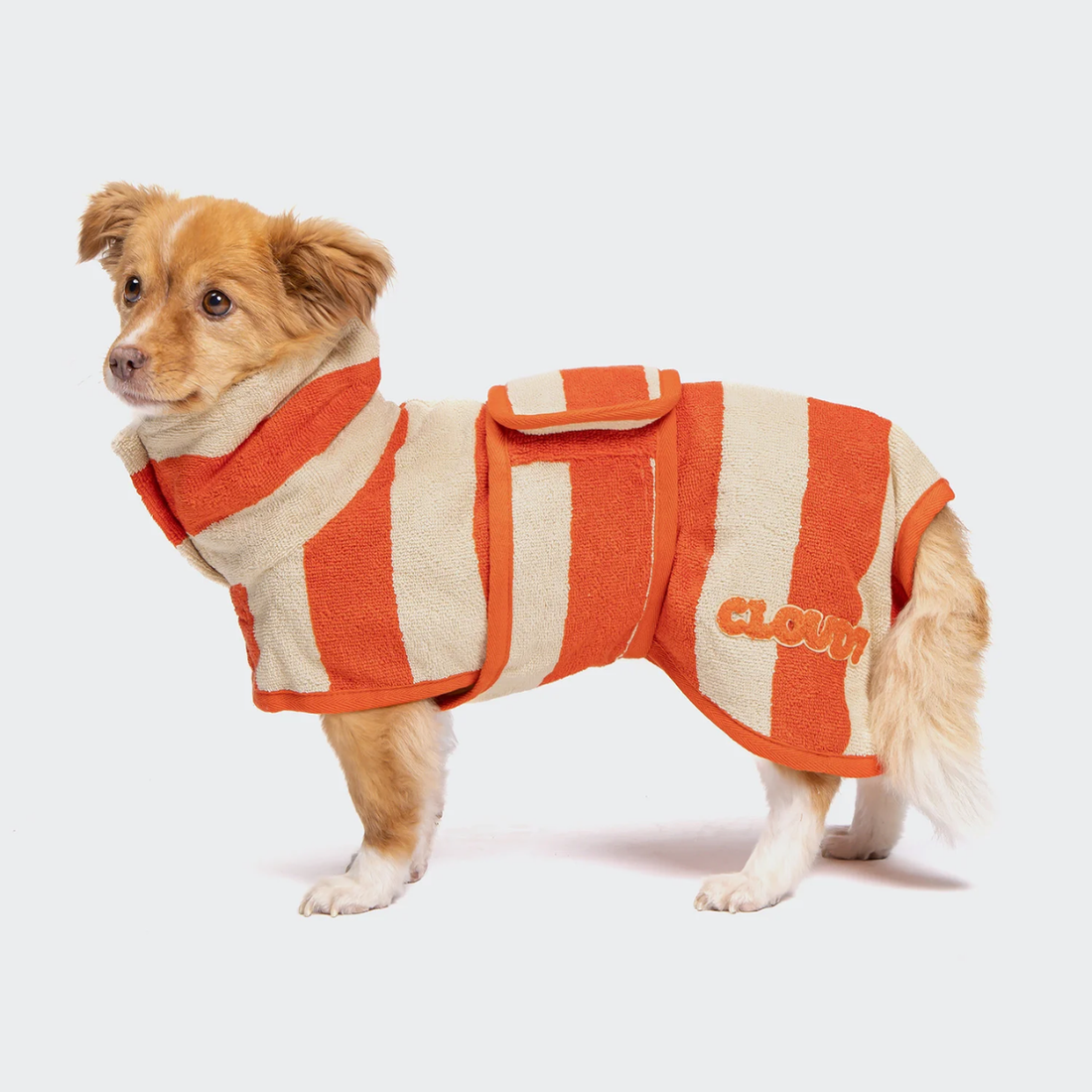 Cloud7 Wannsee Bathrope // Absorberende badekåbe til hunde (stribes)