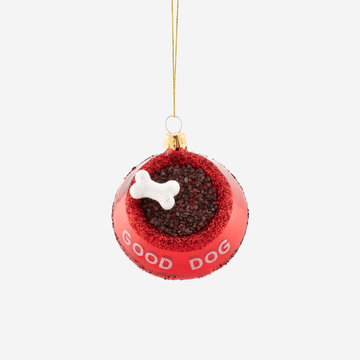 Dog Food Bowl // Juleophæng med hundeskål