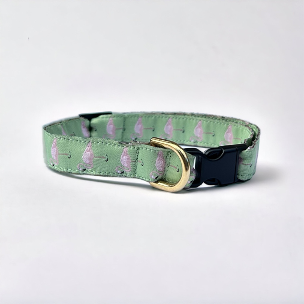My First Collar // Lightweight puppy collar (flamingo)