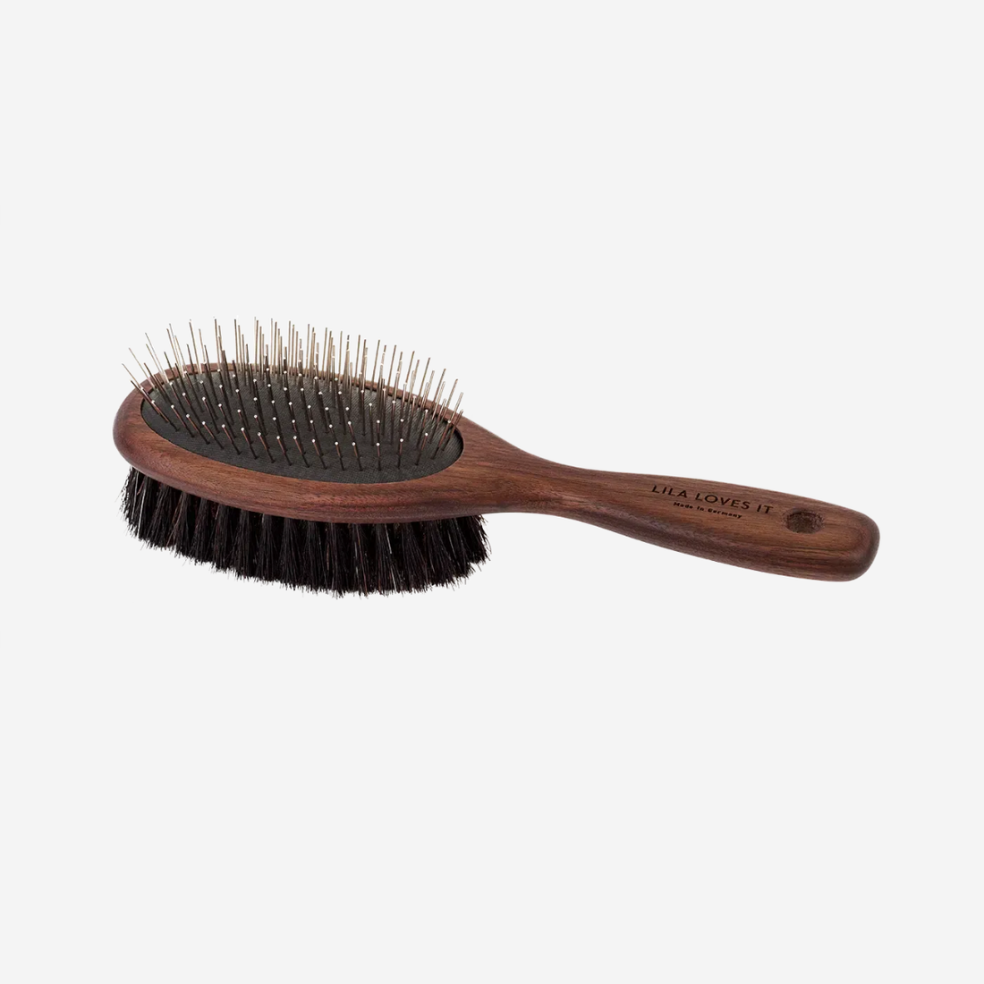 Lila Loves It Double Brush // 2-in-1 dog brush for short and long coats
