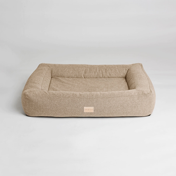 Shiro & Malou Box Bed // Vaskbar hundeseng med memory foam (beige)