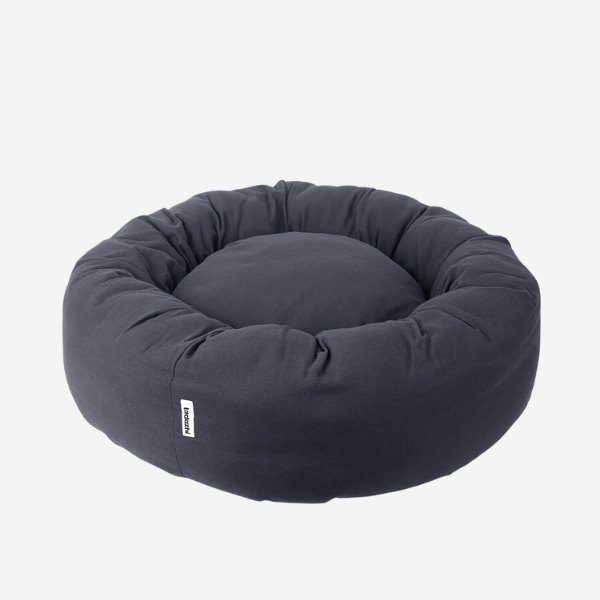 Tadazhi Donut Bed // Vaskbar donut hundeseng (mørkegrå)