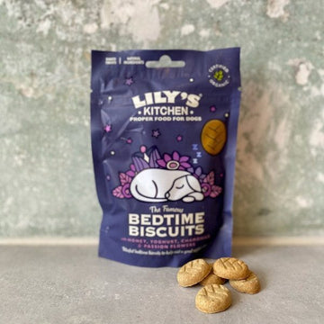 Organic Bedtime Biscuits // Økologiske hundekiks med afslappende effekt (70g)