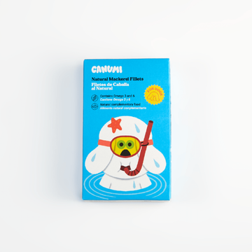 Canumi Mackerel Fillets // Mackerel in natural brine for dogs