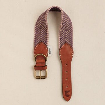 Buddys Dogwear Capri Bella // Wide and light collar (brown/purple)