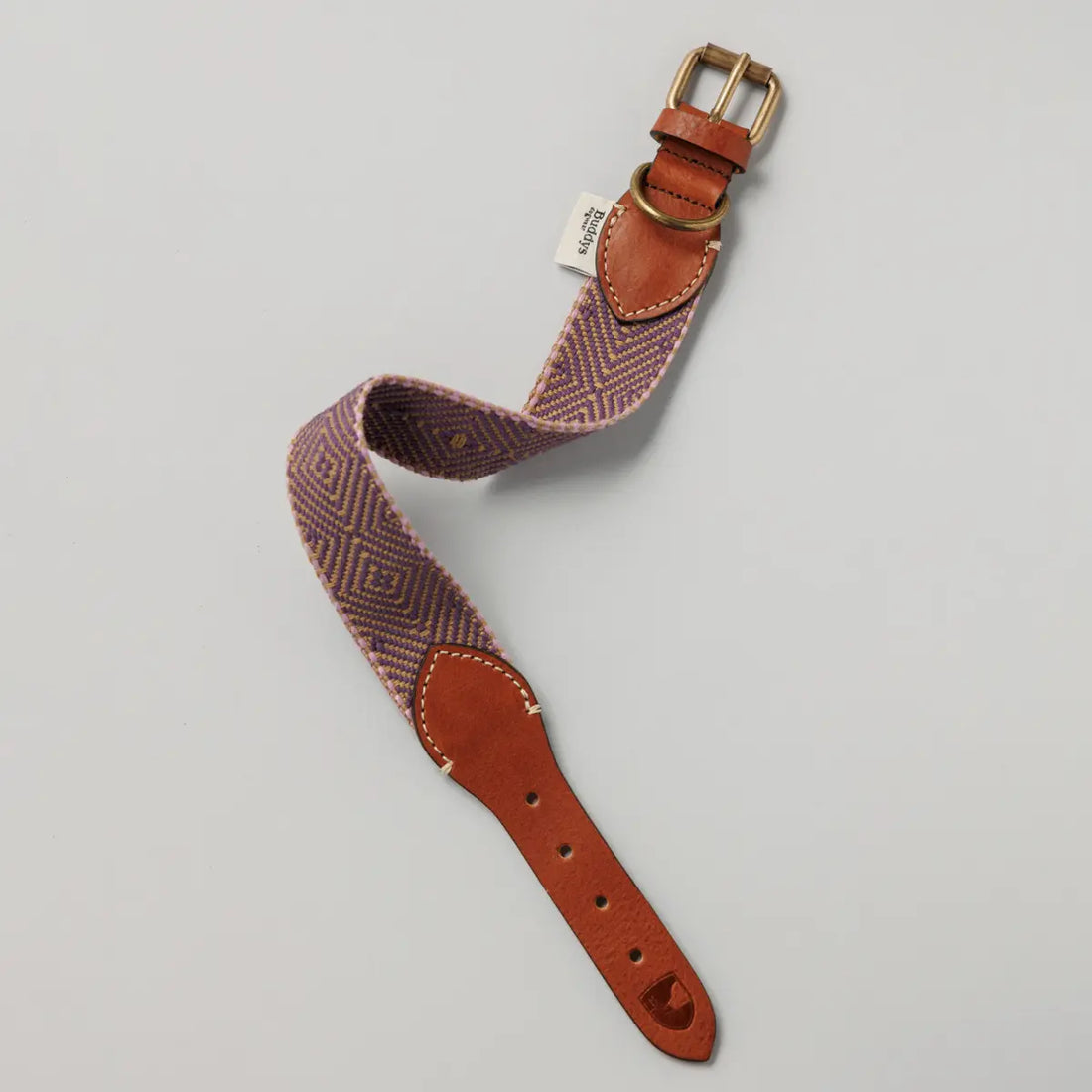 Buddys Dogwear Capri Bella // Wide and light collar (brown/purple)