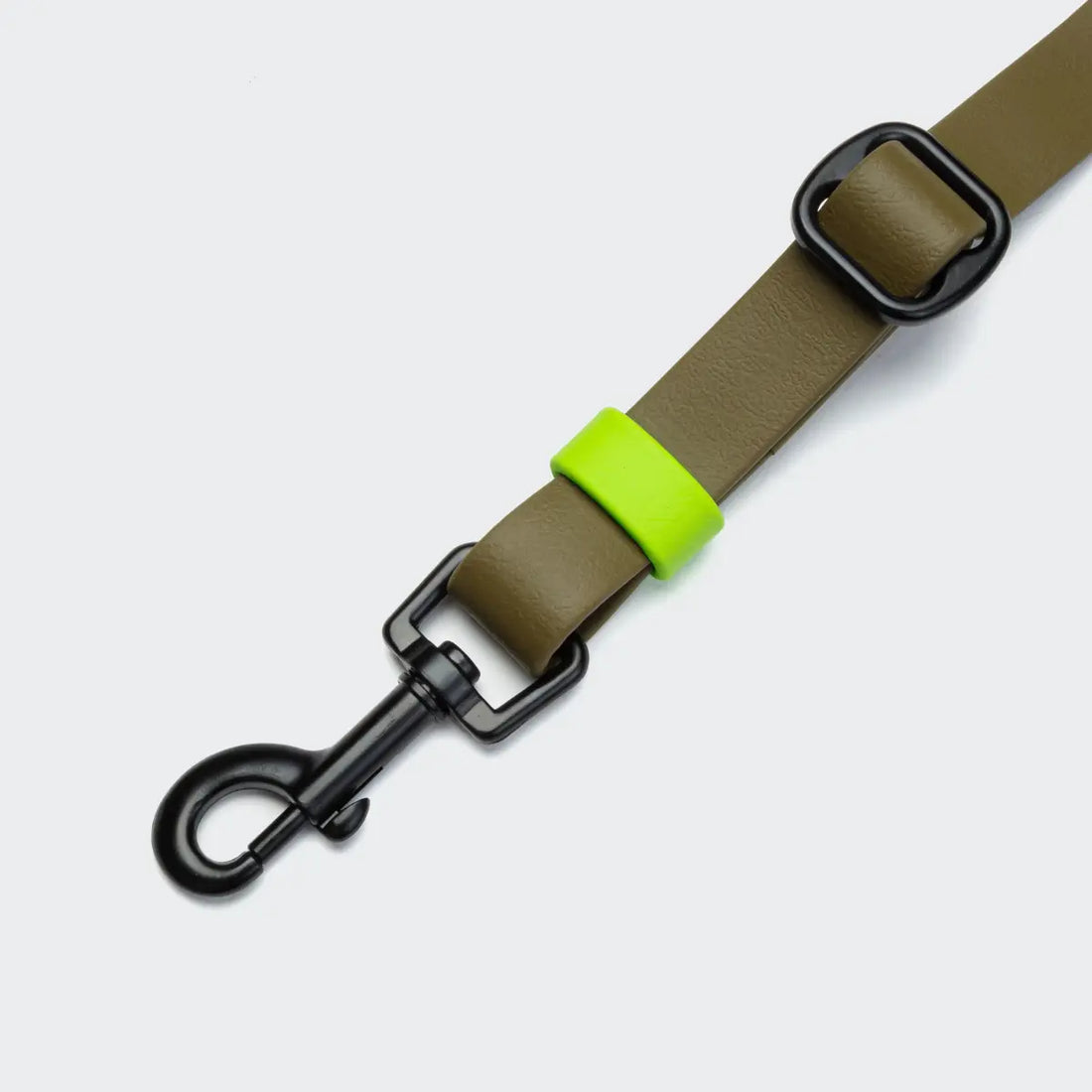 Cloud7 Ipanema // Hands-free BioThane line (olive/neon) 