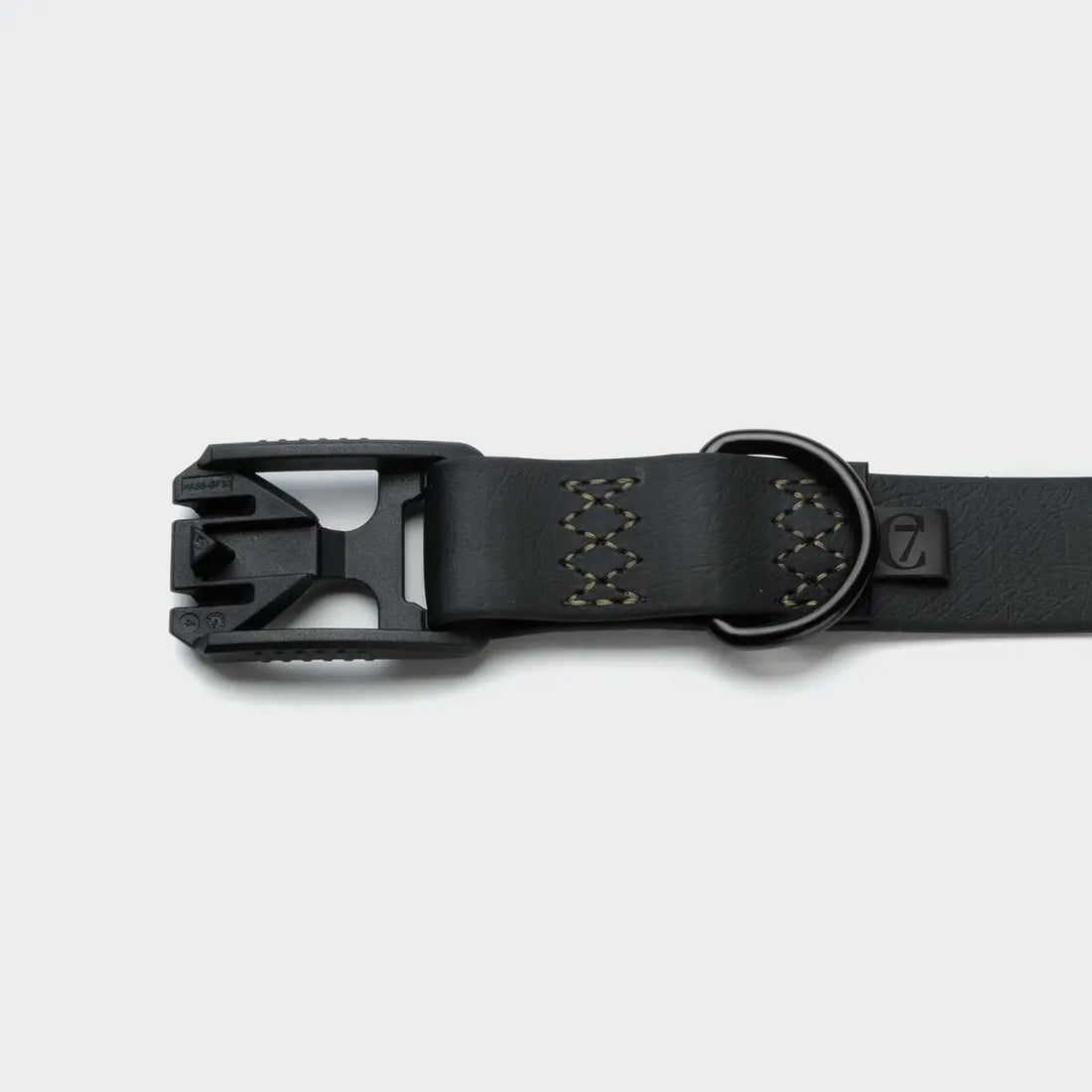 Cloud7 Ipanema // Adjustable BioThane collar (black/olive)