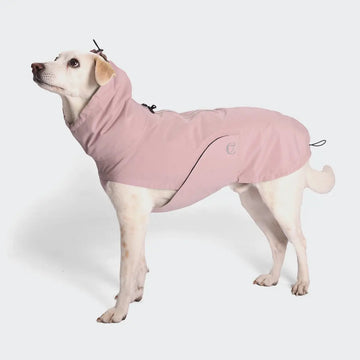 Cloud7 Dublin // Dog rain jacket with harness opening (woodrose)