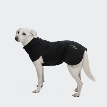 Cloud7 AKTIV Body Warmer // Let og varm fleecetrøje til hunde (black)