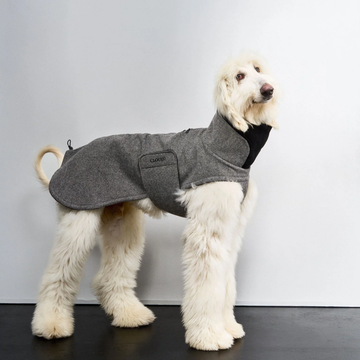 Cloud7 Brooklyn Long, Mynde // Varmt og vandafvisende hundedækken (tweed black)