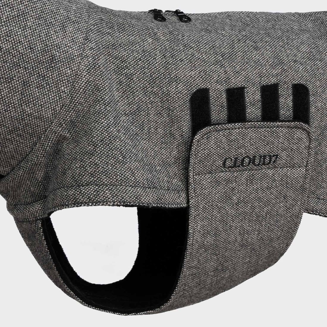 Cloud7 Brooklyn Long // Varmt og vandafvisende hundedækken (tweed black)