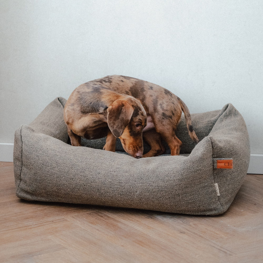 Cloud7 Sleepy Linen-Mix // Luksus hundeseng (taupe mélange)