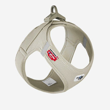 Curli Air Mesh // Step-in harness in air mesh (tan)