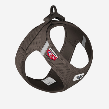 Curli Air Mesh // Step-in harness in air mesh (brown)