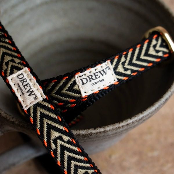 My First Collar // Adjustable puppy collar (bright orange)