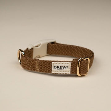 My First Collar // Adjustable puppy collar (brown)