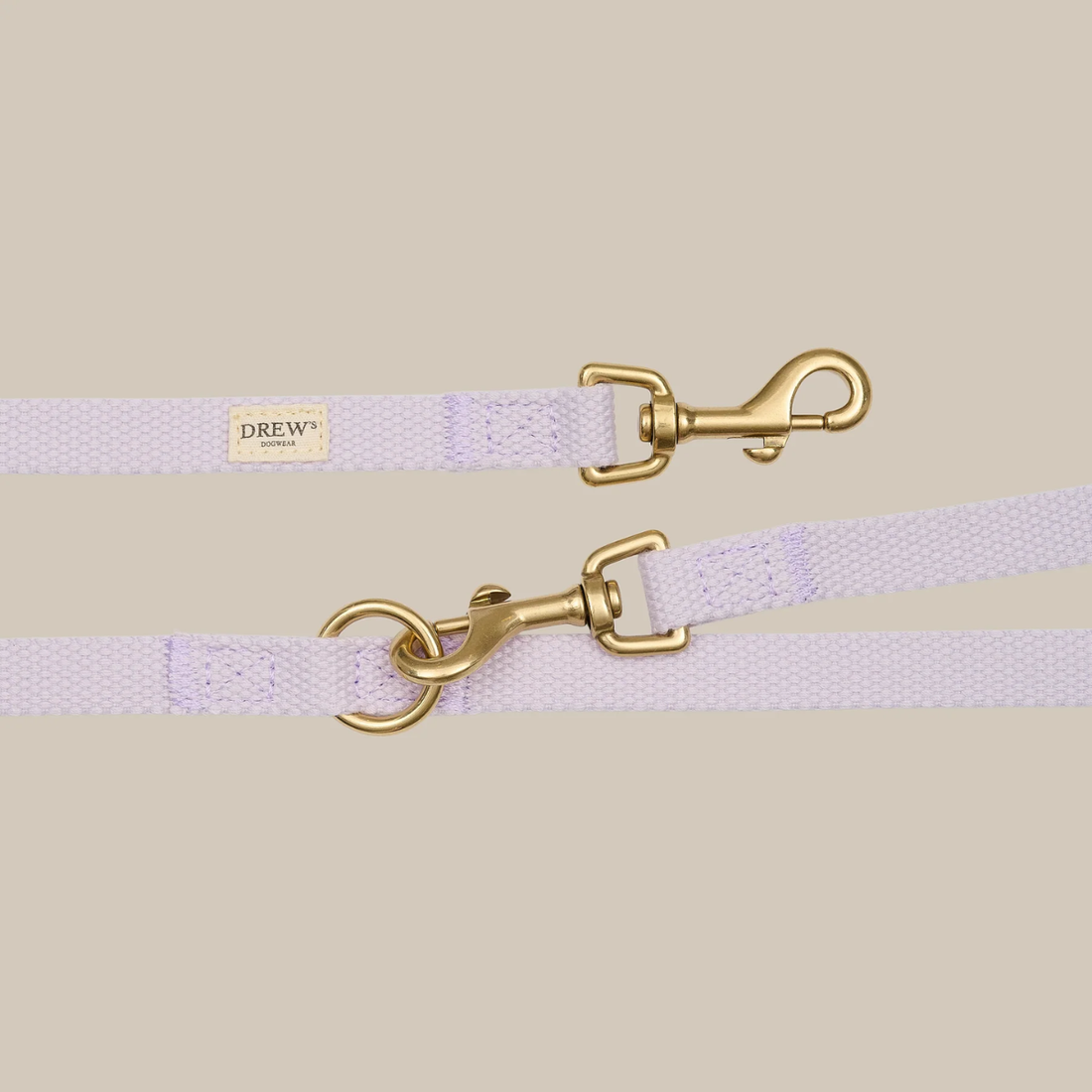 Drew's Dogwear Purple // Adjustable Cotton Dog Leash (Purple)
