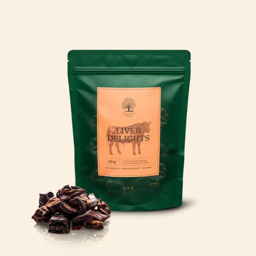 Essential Liver Delights // 100 % tørrede okseleverstykker