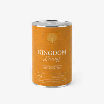 Essential Kingdom Living Paté // Vådfoder med vildsvin og gris (400 g)