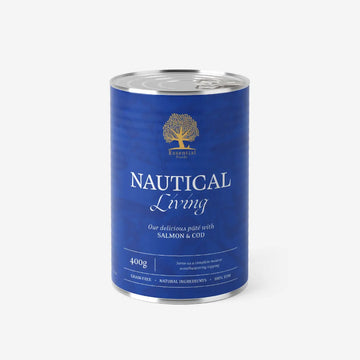 Essential Nautical Living Paté // Wet food with salmon and cod (400 g)