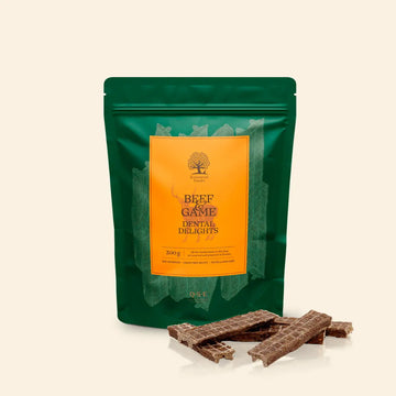 Essential Dental Delights // Grain-free and flavorful dental cleaner (beef &amp; game)