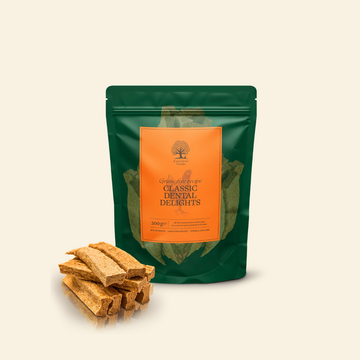 Essential Dental Delights // Kornfri og smagfuld tandrenser (kylling, okse, kalkun)