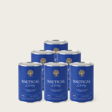 Essential Nautical Living Paté // Wet food with salmon and cod (6 x 400g)