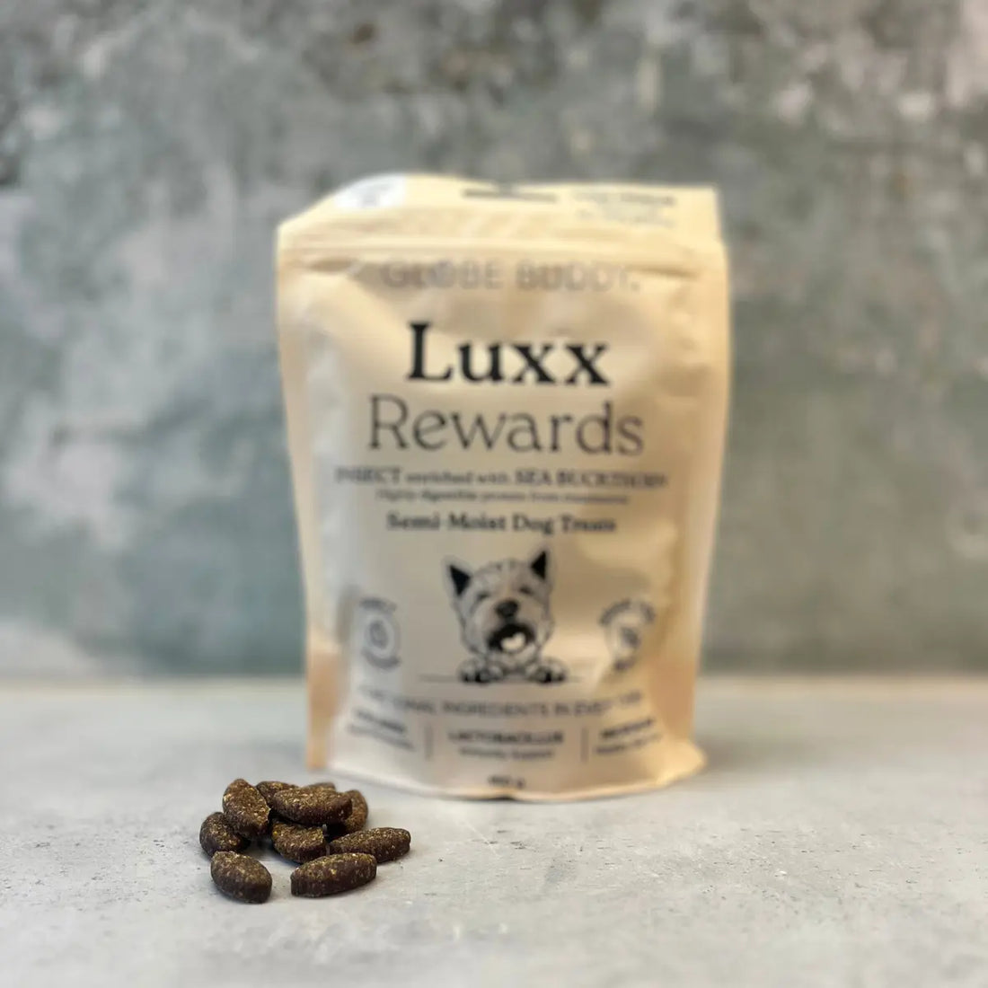 Globe Buddy Luxx Rewards // Soft Treats with Insect and Sea Buckthorn