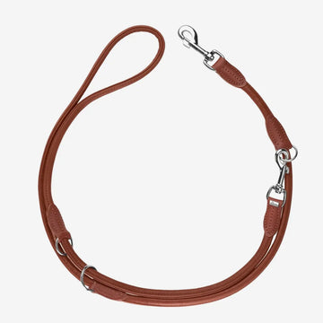 Hunter Round and Soft // Justerbar line i blødt læder (cognac)