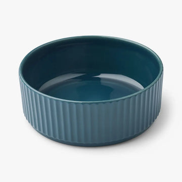Dog Copenhagen Kronborg // Ceramic dog bowl (petrol)