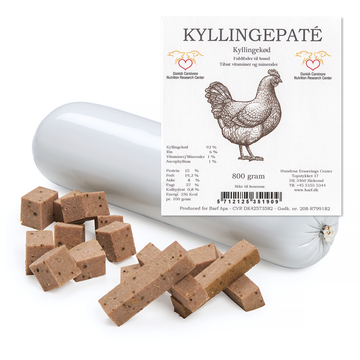 Chicken Paté // Tasty and natural paté for active dogs (chicken)