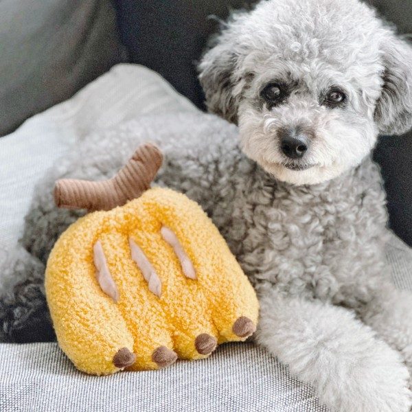 Lambwolf Banana // Toy with squeaker and pockets