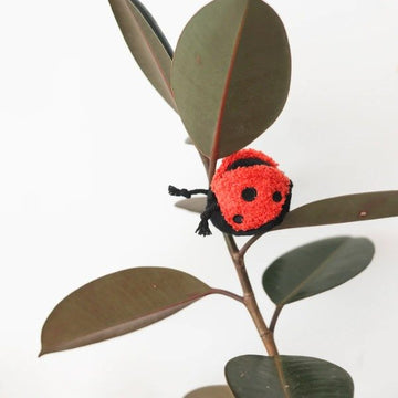Lambwolf Lady Bug // Activity toy with 'beep'