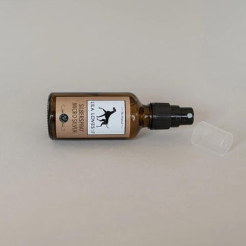 Lila Loves It Micro Silver // Mikrosølvspray til akut rens af irriteret hud og sår