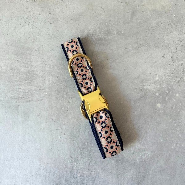 Hunni Mosaic // Unique collar with snap clasp (mosaic)