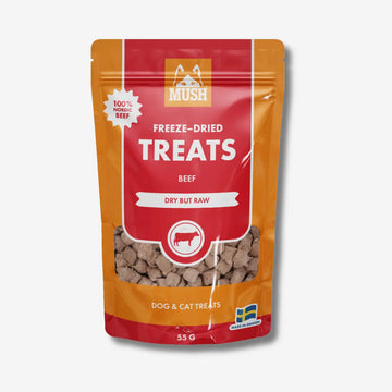 Mush Treats, Beef // Tasty freeze-dried beef treats