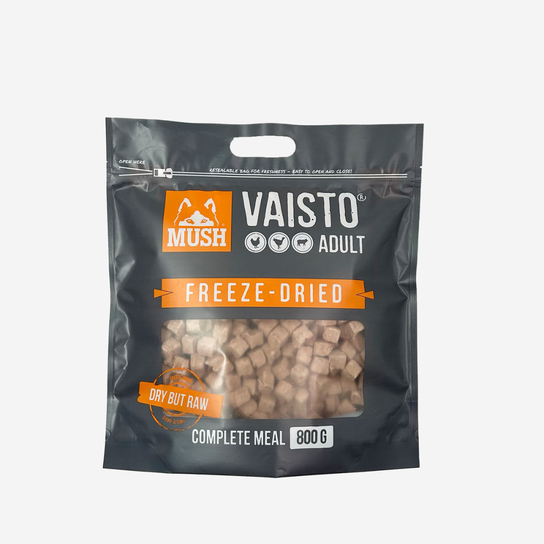 Mush Grey Freeze-Dried // Soft food suitable for active dogs (chicken, turkey, lamb)