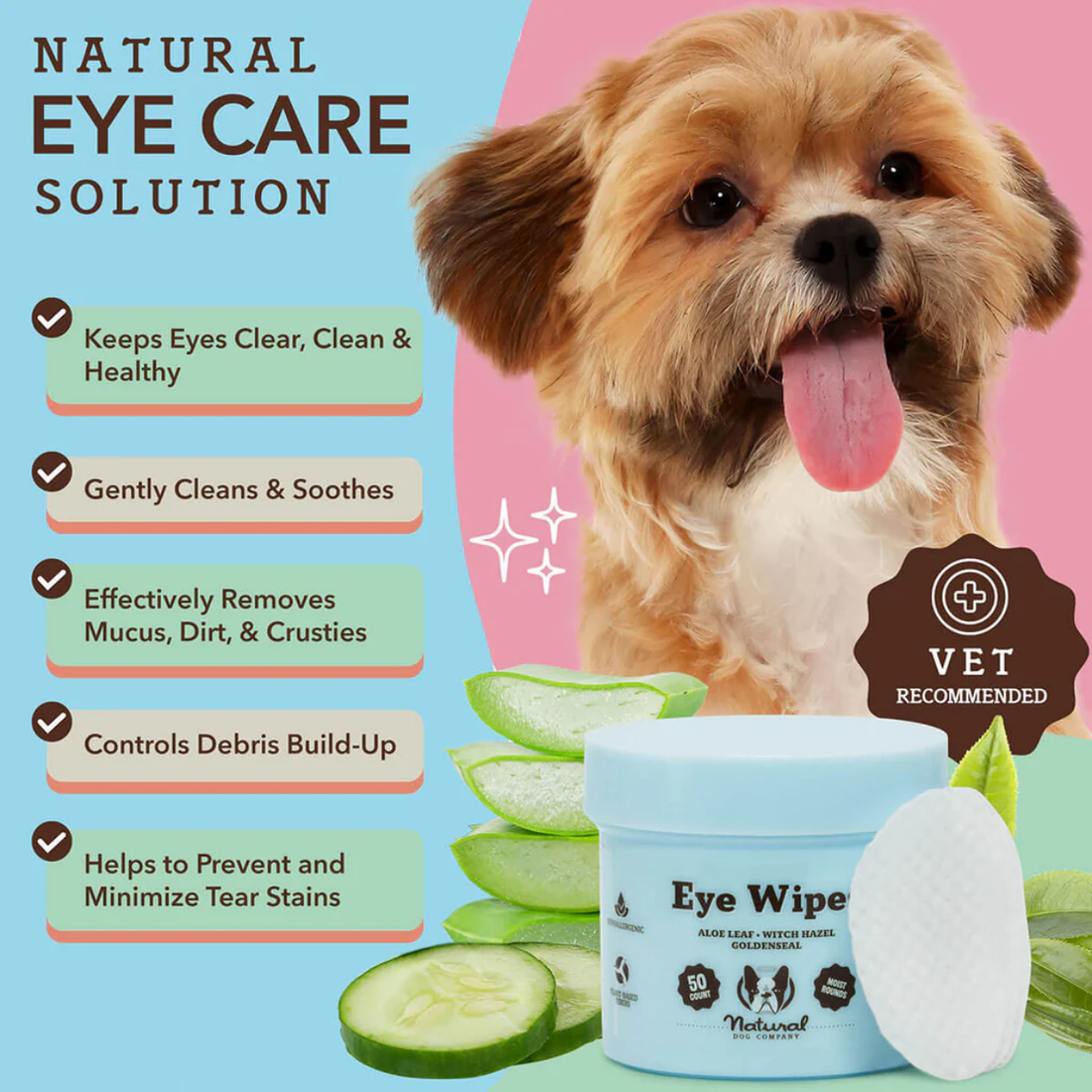 NDC Eye Wipes // Natural and gentle eye cleansing and care