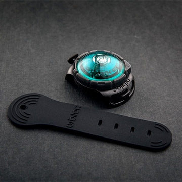 Orbiloc Dog Dual // Waterproof dog flashlight (turquoise)