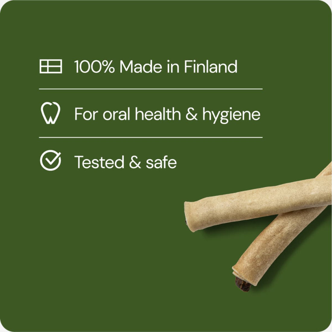 Nutriment® Bullet // Tyggeben af elghud fyldt med salami