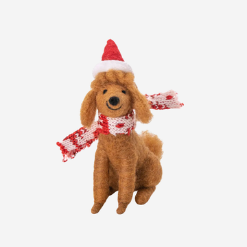 Poodle // Julepynt med puddelhund