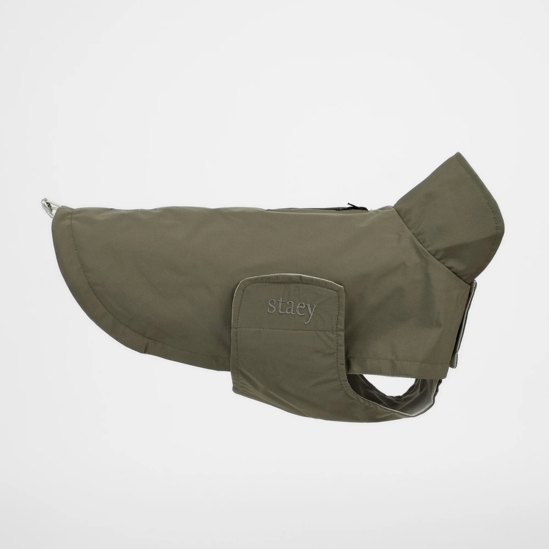Staey Taja // Let og vandtæt hunderegnjakke (moss green)