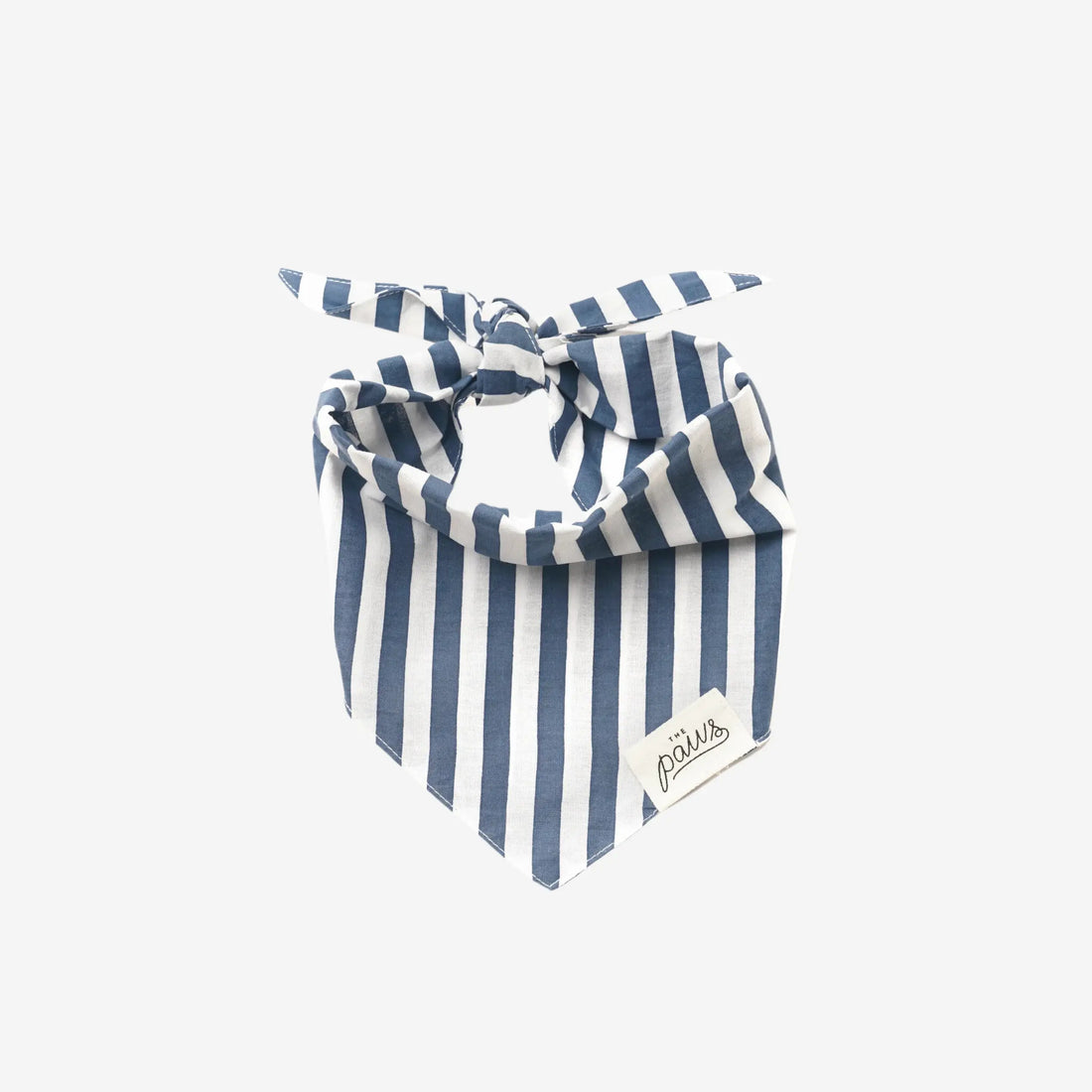 Stribes Harbour // Dog bandana with stripes (blue/white)
