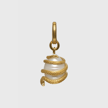 Unleash Cph Transformation Charm - Snake & Pearl // Vedhæng til hundehalsbånd